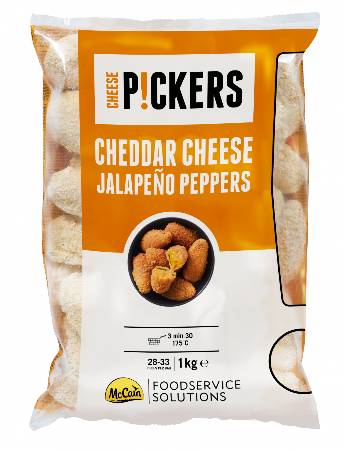 Cheese P!ckers Cheddar Cheese Jalapeno Peppers Nazar surgelés
